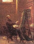 Leutze, Emmanuel Gottlieb Worthington Whittredge in his Tenth Street Studio china oil painting reproduction